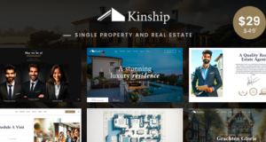 Kinship – WordPress-Layout für Einzelimmobilien und Immobilien