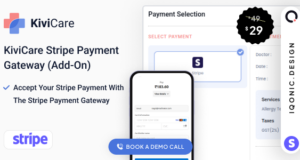 KiviCare – Stripe Payment Gateway (Add-on)
