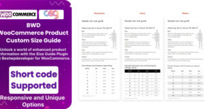 Leitfaden zur benutzerdefinierten BWD-Produktgröße für WooCommerce