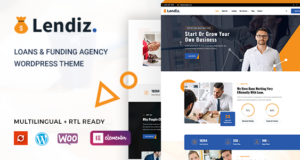 Lendiz – WordPress-Vorlage für Kredit- und Finanzierungsagenturen
