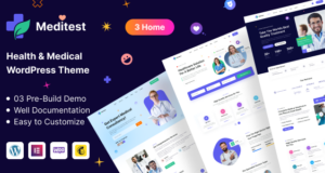 Meditest – WordPress-Vorlage für Gesundheit und Medizin