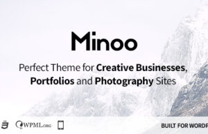 Minoo – WordPress-Layout für kreative Unternehmen, Portfolio und Fotografen
