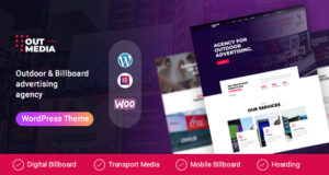 Outmedia – WordPress-Vorlage für Außenwerbung und Plakatagentur