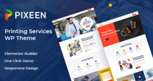 Pixeen – Druckdienstleister WordPress Vorlage + RTL