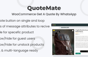 QuoteMate – WooCommerce Holen Sie sich ein Angebot per WhatsApp