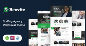 Recvite – WordPress-Vorlage für Personalvermittlung