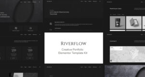 Riverflow – Kreatives Portfolio-Elementor-Vorlagen-Kit