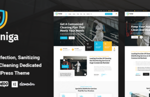 Saniga – Desinfektions- und Desinfektions-WordPress-Vorlage