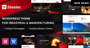 Steeler – WordPress-Template für Industrie und Fertigung