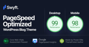 Swyft – PageSpeed-optimiertes WordPress-Blog-Layout