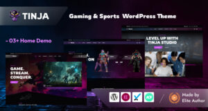 Tinja – Gaming- und eSports-WordPress-Template