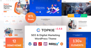 Topkie – SEO-Marketing-WordPress-Template