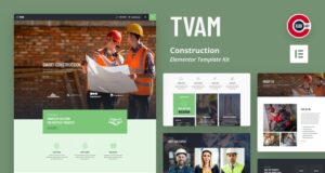 Tvam – Bau-Elementor-Vorlagen-Kit