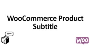 Untertitel des WooCommerce-Produkts