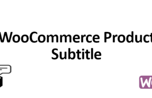 Untertitel des WooCommerce-Produkts