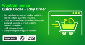 WooCommerce-Schnellbestellung – einfache Bestellung