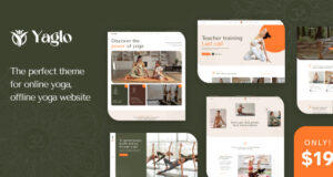 Yaglo – Yoga Studio WordPress-Layout
