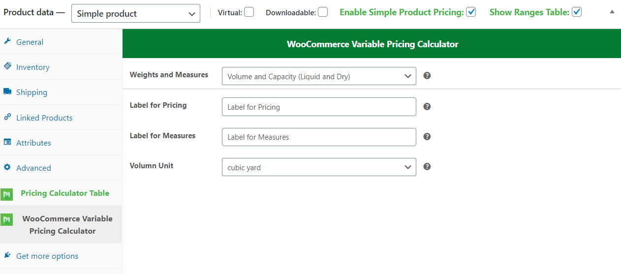 Messpreisrechner-Plugin für WooCommerce – 2