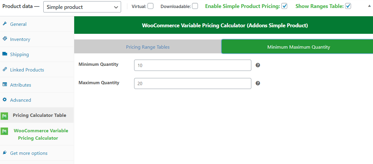WooCommerce Measurement Price Calculator Plugin, formelbasierte Preisgestaltung – Stückpreis – 4