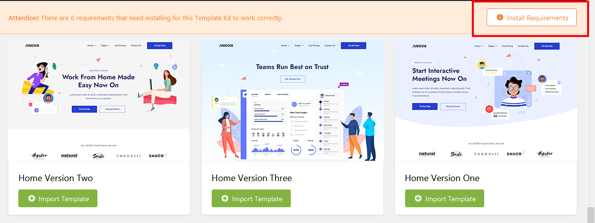Anova – SaaS & Startup Elementor Template Kit – 1