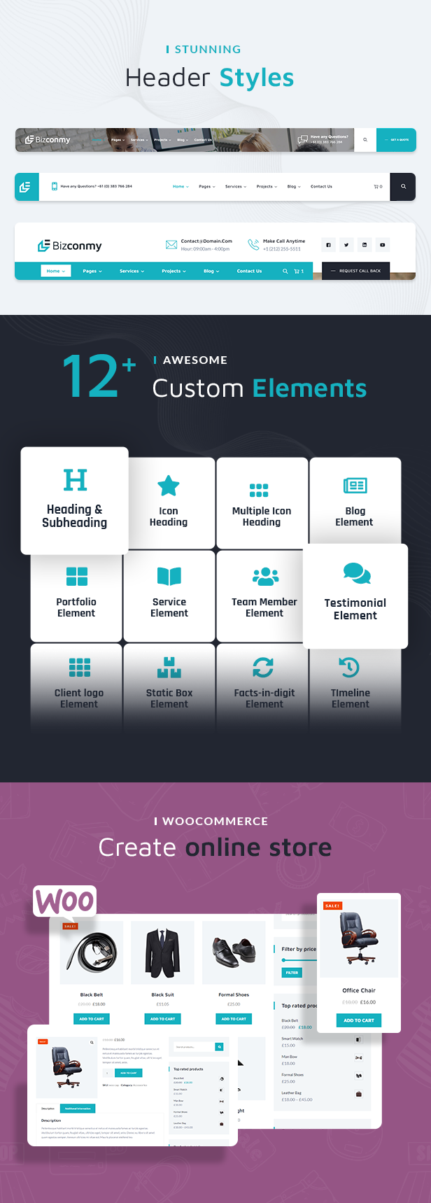 Bizconmy WordPress-Theme