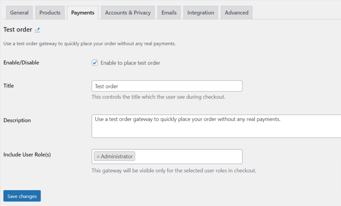 WooCommerce-Testbestellung – 4