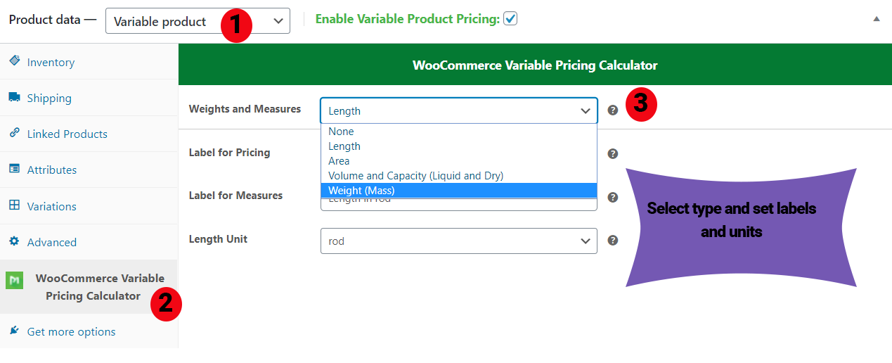 WooCommerce Measurement Price Calculator Plugin, formelbasierte Preisgestaltung – Stückpreis