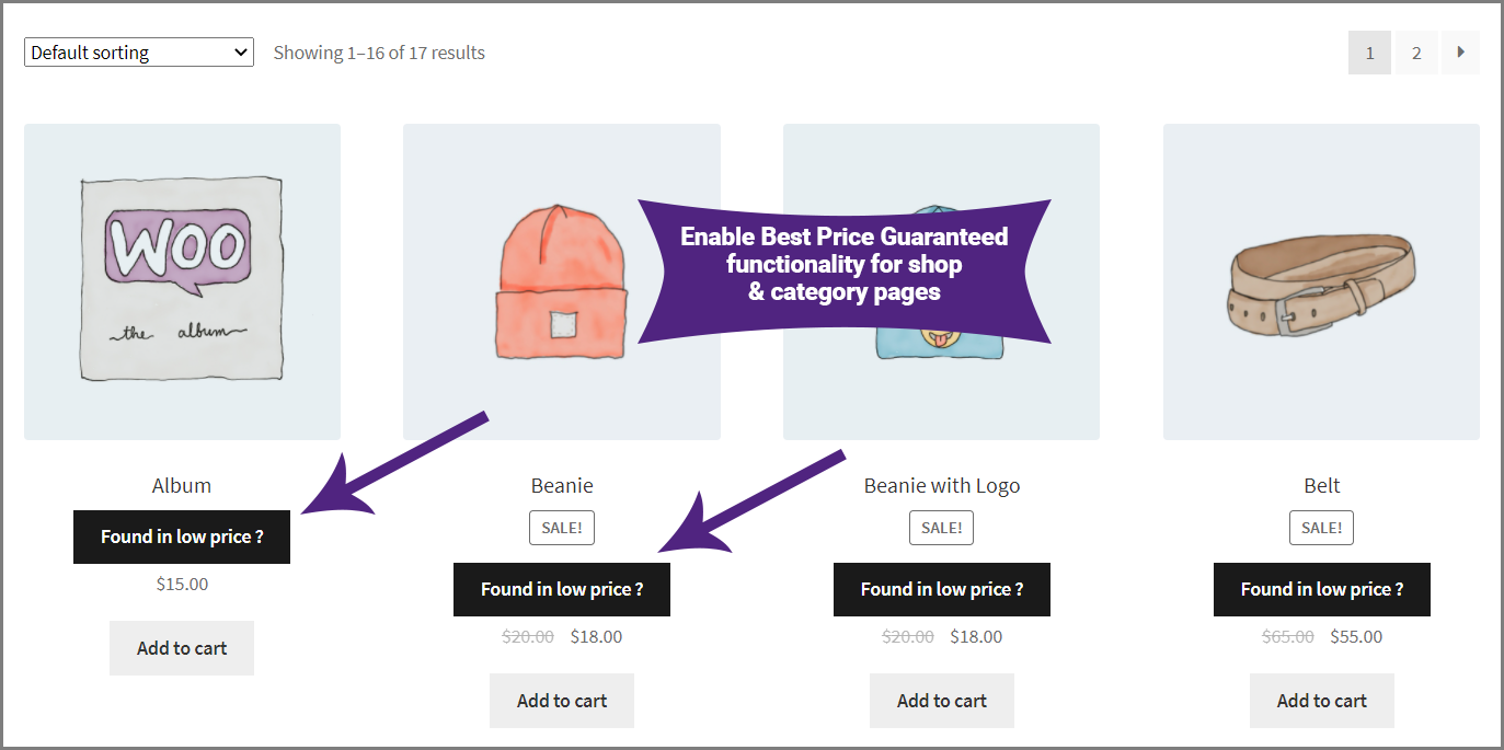 Bestpreisgarantie-Plugin für WooCommerce