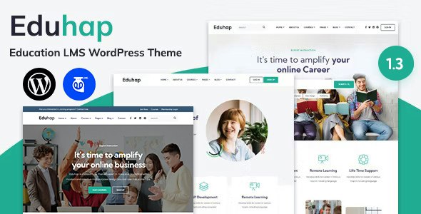   Eduhap – Bildung LMS WordPress Theme 