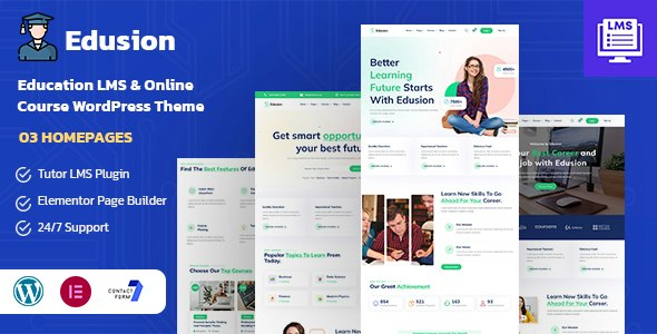   Edusion – Bildung LMS WordPress Theme 