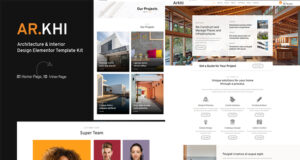 Arkhi Architecture & Interior Design Elementor-Vorlagenkit
