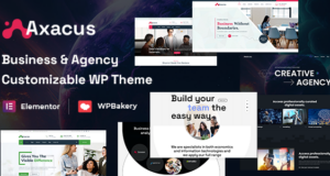 Axacus – WordPress-Template für Wirtschaftsagenturen + RTL