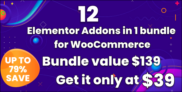 BWD Elementor Addons Bundle für WooCommerce