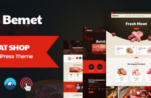 Bemet – Metzger- und Fleisch-WordPress-Layout