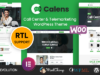 Calens – WordPress-Vorlage für Callcenter-Dienste