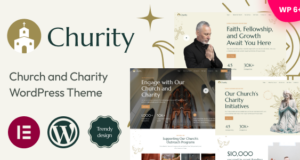 Churity – WordPress-Template für Kirche und Wohltätigkeit
