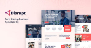 Disrupt – Tech-Startup-Business-Elementor-Vorlagen-Kit
