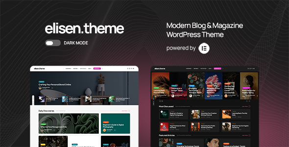 Elisen – Blog- und Zeitschriften-WordPress-Layout - Agentur zweigelb