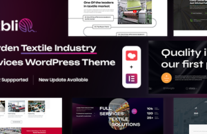 Fablio – Textilindustrie WordPress Layout + RTL