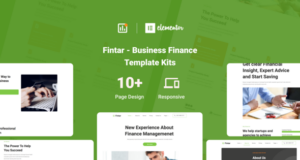 Fintar – Finanzmanagement-Elementor-Vorlagen-Kit