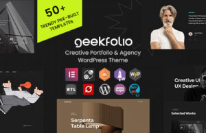 Geekfolio – Elementor-Kreativportfolio und Agentur-WordPress-Vorlage