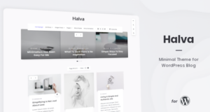 Halva – Minimales Layout für WordPress-Blog