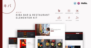 Kiba Bar & Restaurant | Elementor-Kit