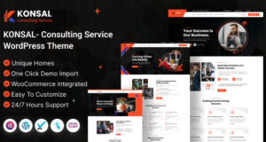 Konsal – WordPress-Template für Firmenkunden und Beratung
