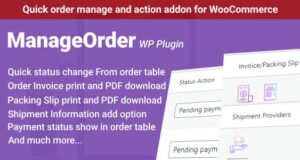 ManageOrder – Schnelle Auftragsabwicklung und Rechnungen, Lieferscheine im PDF-Format sowie Ausdruck und Sendungsverfolgung