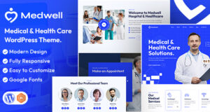 Medwell | WordPress-Vorlage für Medizin und Gesundheitswesen