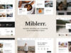 Miblerr – Modernes, kreatives und vielseitiges Blog-WordPress-Vorlage