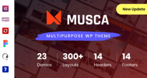 Musca – Mehrzweck-WordPress-Layout