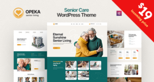Opeka – WordPress-Template für Seniorenpflege und Medizin