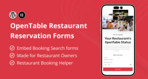 OpenTable-Restaurantreservierungsformulare für Elementor